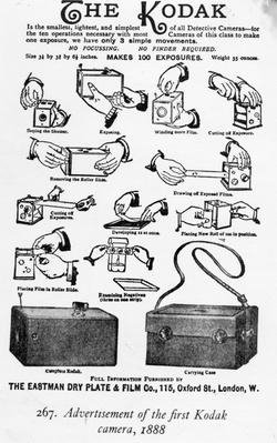 4 сентября 1888 Kodak зарегистрировали, как товарный знак. Фото: Википедия
