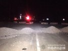 На Полтавщині   мікроавтобуса марки Volkswagen Transporter Т5.   не впорався з керуванням. Врізався у бетонний блок та вигорів дощенту