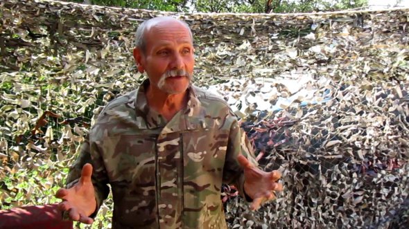 67-летний Валентин Тимченко псевдо "Богуслав" добровольцем отправился на войну 2015 году