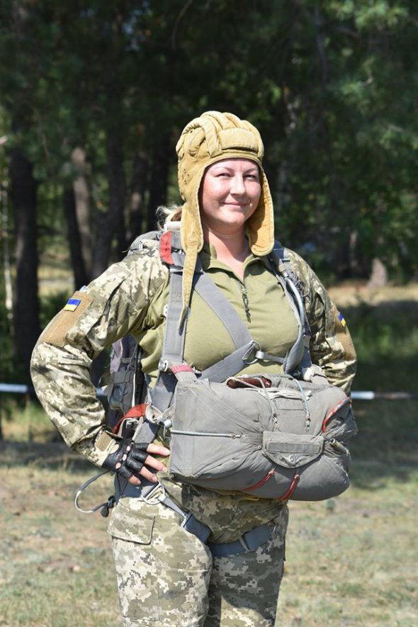 Десантница 25 отдельной Днепровской воздушно-десантной бригады Наталья Шитикова