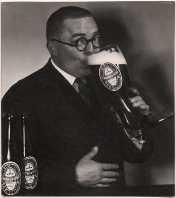 Реклама Львовского пива, 1930 год.