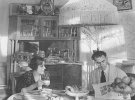 Тичина з дружиною Лідою в день 50-річчя поета, 27 січня 1941 року