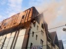Пожежа в Шевченківському районі Києва. Фото: ДСНС