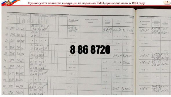 Зображення документів, що надало Міноборони РФ
