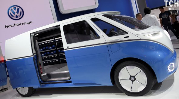 Электробус Volkswagen ID Buzz Cargo выедет на дороги в 2021 году. Фото: ТСН
