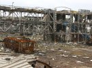 Разрушенный Донецкий аэропорт, в результате боев с русскими оккупантами