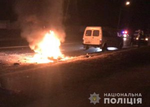 В ДТП в Ровно погиб мотоциклист. Фото: Нацполиция