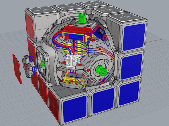 Японец разработал кубик Рубика, который собирает себя сам. Фото: espreso.tv