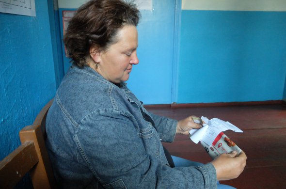 Ирина Янченко, бывшая почтальон почтового отделения в селе Клубовка Репкинского района на Черниговщине