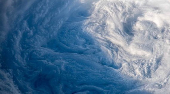 Снимки тайфуна "Трами" из космоса. Фото: CGTN \ Twitter