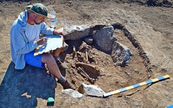 У Запорізькій області знайшли доісторичне поховання