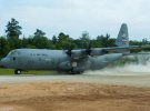 Военно-транспортный самолет Lockheed C-130 ВВС США