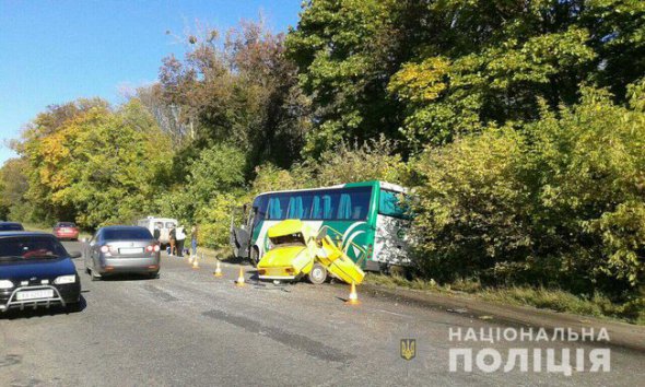 У Харькова произошла авария