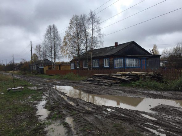 Село Лойга, в котором родился Мишкин