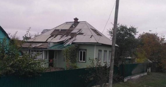 У селі Августівка   постраждали десятки будинків