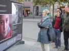 В центре Берлина на площади Доротеи Шлегель открылась фотовыставка "Дети в войне"