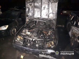 В Коцюбинском сожгли машину работницы поселкового совета. Фото: Нацполиция