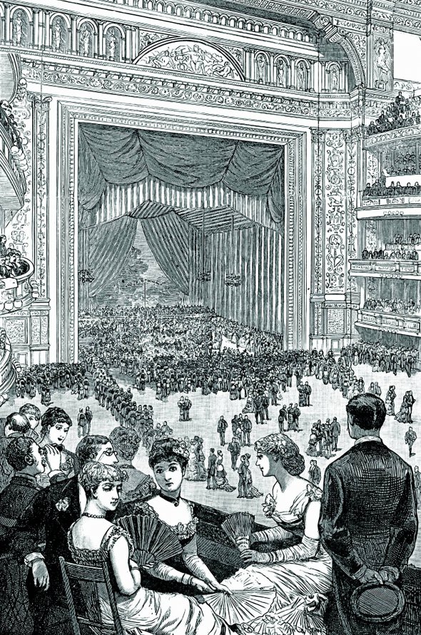 Благодійний бал у найбільшому оперному театрі світу Metropolitan у Нью-Йорку,  3 січня 1884 року