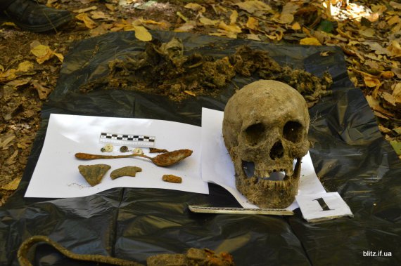 В лесу нашли человеческие кости