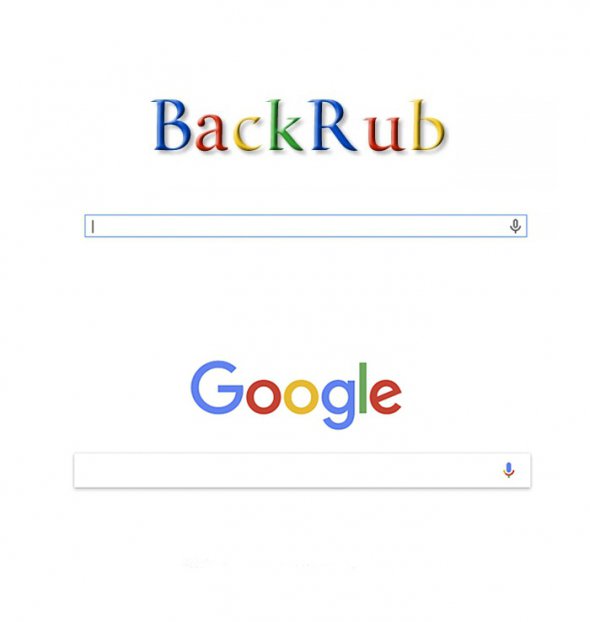 Сначала Google был Backrub