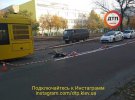 В Киеве на улице Кибальчича под колесами автобуса №46 погиб человек. Его толкнули