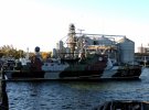 Корабль морской охраны "Донбасс" ввели в кампанию в Азове после планового ремонта