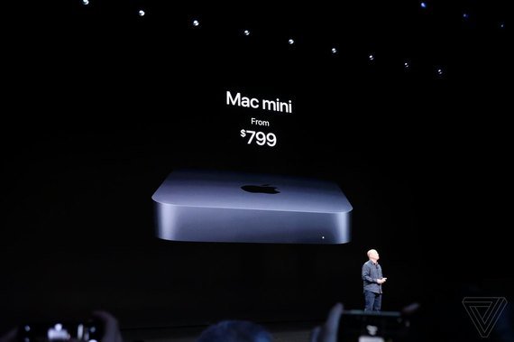 Mac mini будет стоить около 21 200 гривен. Фото: Apple