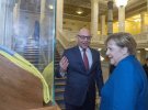 Андрій Парубій проводить екскурсію по Верховній Раді канцлеру Німеччини Ангелі Меркель