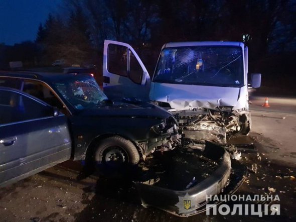 На Тернопільщині п'яні водії влаштували ДТП. Фото: Нацполіція