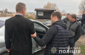 Голова Радехівської райдержадміністрації Львівської області Тарас Калита попався на хабарі. Фото: Нацполіція