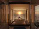 Гості зможуть дивитися на нескінченний горизонт, ніжачись в окремій ванні нагорі