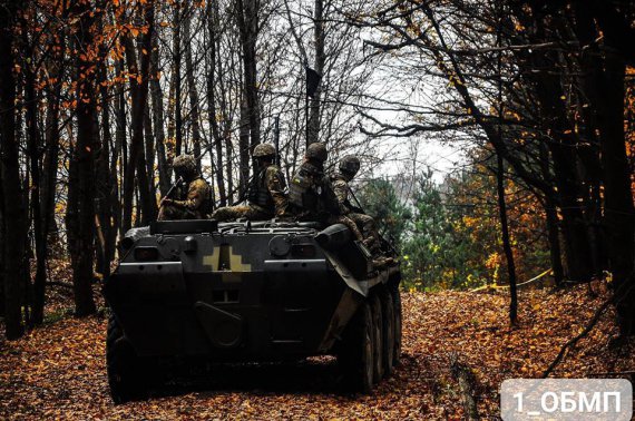 Миколаївський окремий батальйон морської піхоти провів бойові тренування в лісі. Бійці відпрацювали десантування, кругову оборону та ведення вогню