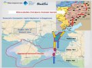 Інфографіка затримань російськими спецслужбами кораблів, які йшли до або із українських портів через Керченську протоку