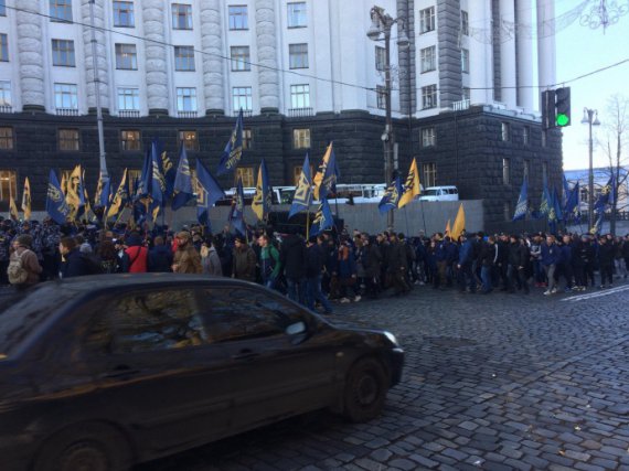 Сотні мітингувальників вимагають створити Міністерство у справах ветеранів