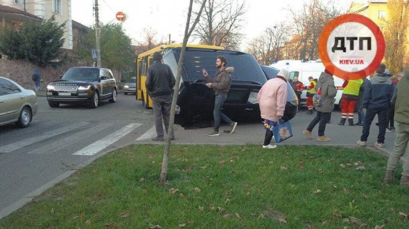 В Киеве произошла авария