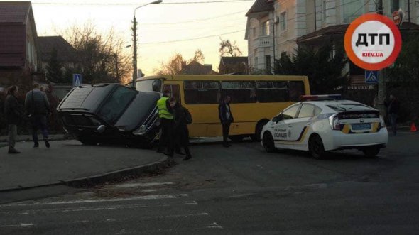 В Киеве произошла авария