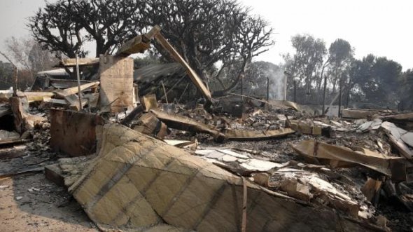 Робін Тік втратив будинок у пожежі