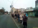 У Черкасах триває протест маршрутників