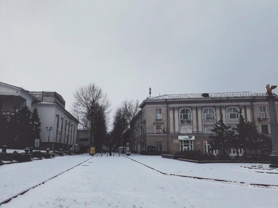 В оккупированном Крыму выпал первый снег. фото Керчи