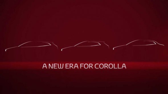 Toyota представила первый официальный тизер нового седана Corolla 2020 модельного года
