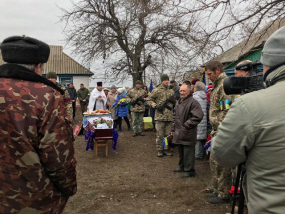 Похороны сапера 72-й бригады Юрия Олейника на Полтавщине
