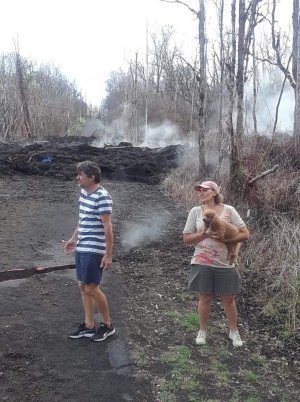 Лава знищила будинок українців Тетяни та Юрія Ходусь, які мешкали на Гаваях