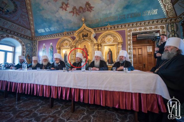 На засідання УПЦ МП приїхав митрополит Криму, який співпрацював з окупаційною владою