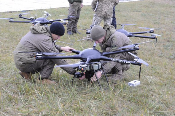 БПЛА під час випробувань на військовому полігоні
