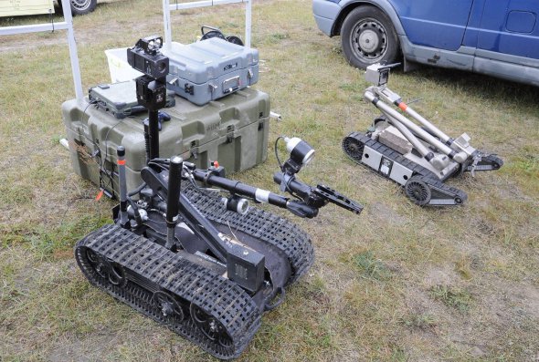 Наземні роботизовані комплекси під час випробувань