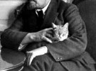 Ленин с кошкой, 1920