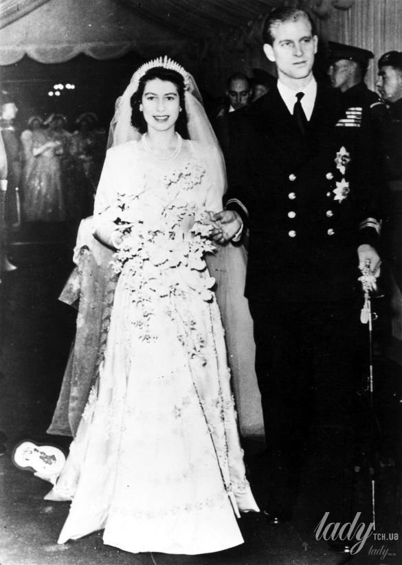 В день свадьбы 20 ноября 1947 года