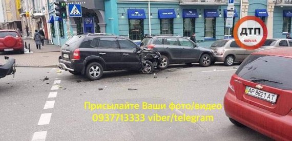 На Владимирской улице произошла авария