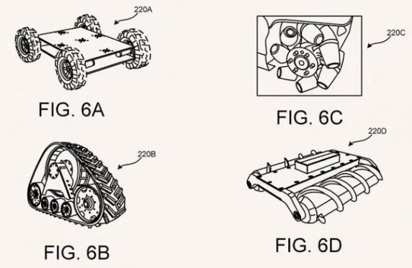 Типи коліс для VR-взуття від Google. Фото: Канал 24