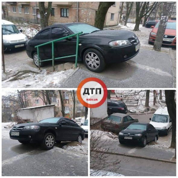 В Киеве заметили героя парковки